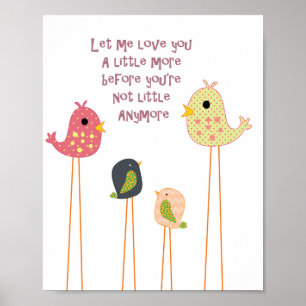 Arte de Pared Pajarito de Guardería