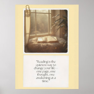 Arte de pared para amantes de libros inspiradores