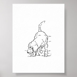 Arte de pared para amantes de perros, Ilustración