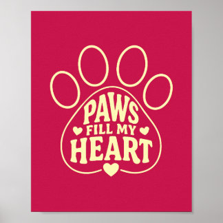 Arte de pared para amantes de perros - Tipografía