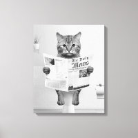 Arte de Pared para Baño para Amantes de Gatos, Gat
