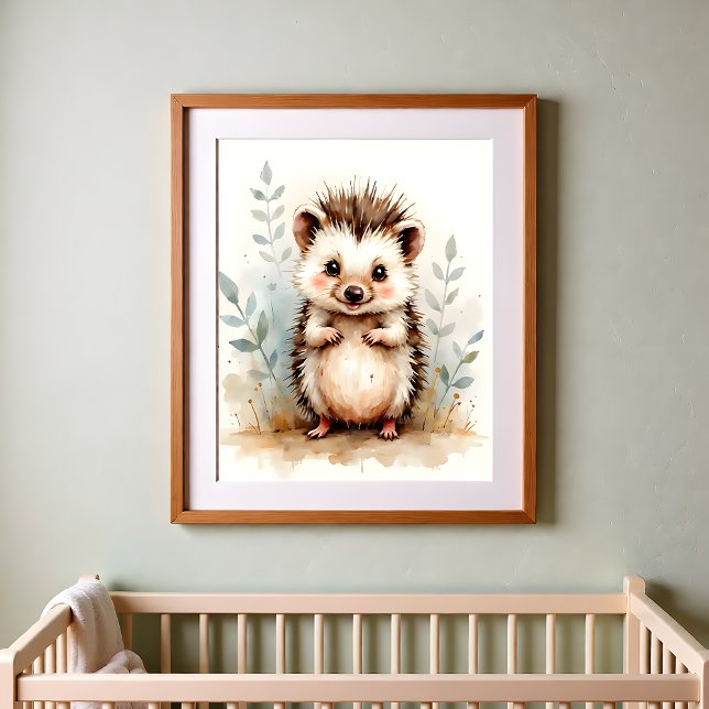 Arte de pared para guardería de erizo – Sala de be (Subido por el creador)