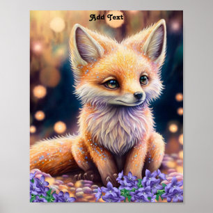 Arte de pared para guardería de flores púrpura zor