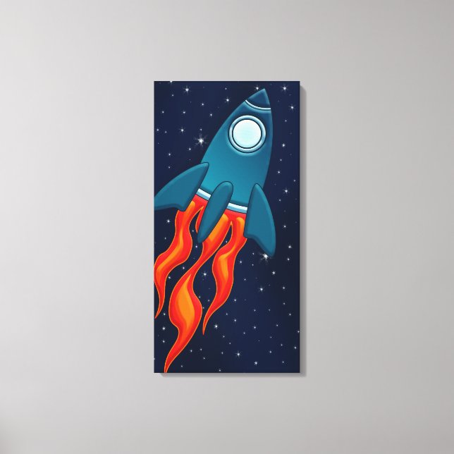 Arte de pared para guardería espacial (Anverso)