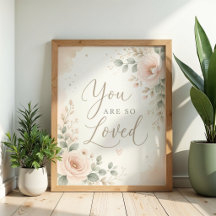 Arte de pared para guardería "Te Aman Tanto"