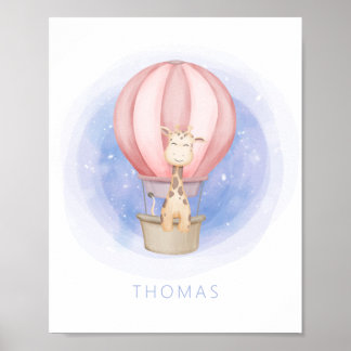 Arte de pared para habitación de bebé caprichosa j