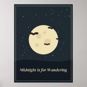 Arte de pared para Halloween acogedor de Medianoch