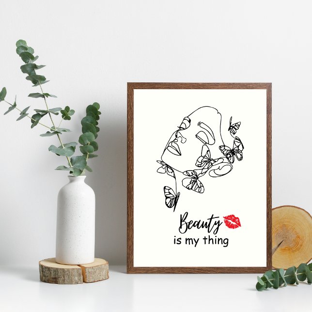 Arte de pared para maquillador, salón de belleza d (Subido por el creador)