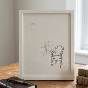Arte de Pared para Oficina en Casa para Introverti