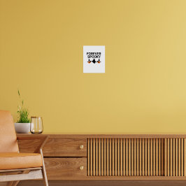 Arte de pared para siempre espeluznante
