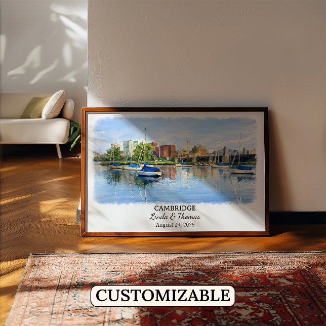 Arte de pared personalizado de Cambridge, cartel d (Subido por el creador)