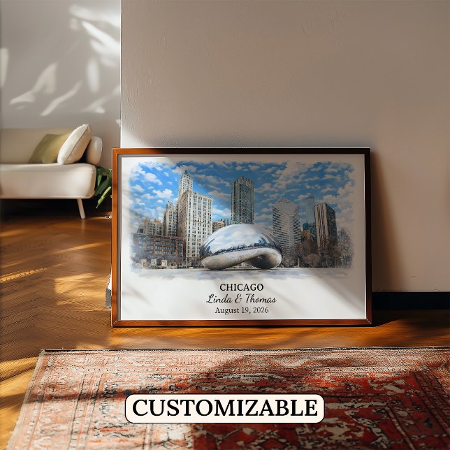 Arte de Pared Personalizado de Chicago, Póster de  (Subido por el creador)