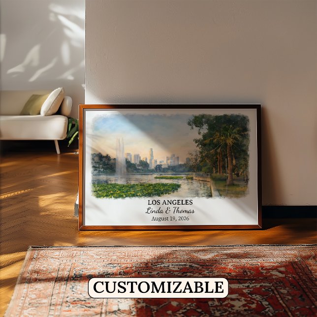 Arte de pared personalizado de Los Ángeles, Póster (Subido por el creador)