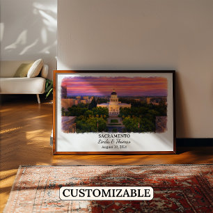 Arte de Pared Personalizado de Sacramento, Póster 