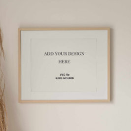 Arte de pared Poster de 8 x 10" horizontal