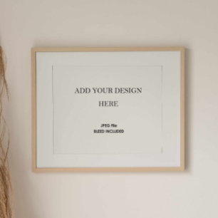 Arte de pared Poster de 8 x 10" horizontal