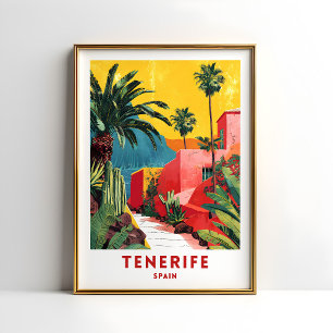 Arte de Pared Póster de Viaje a Tenerife España