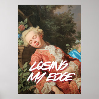 Arte de Pared Poster "Perdiendo mi filo"