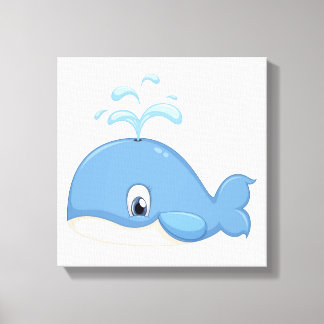 Arte de pared precioso con una ballena