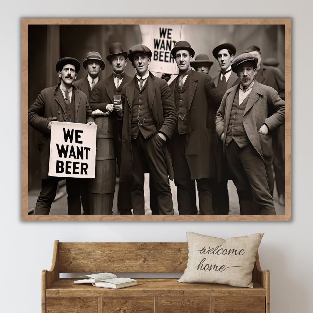 Arte de Pared Prohibición, Protesta de Cerveza, Pa (Subido por el creador)