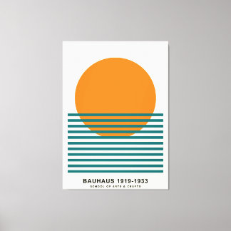 Arte de Pared Retro Póster de Bauhaus Atardecer Ra
