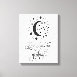Arte de pared Siempre bésame buenas noches