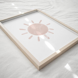 Arte de pared solar de color neutro