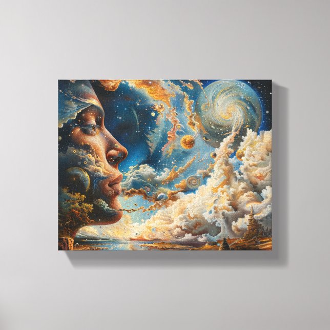 Arte de pared surrealista de ensueño cosmético (Anverso)