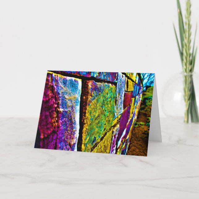 Arte de pared, tarjeta (Anverso)
