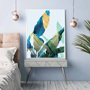 Arte de pared tropical