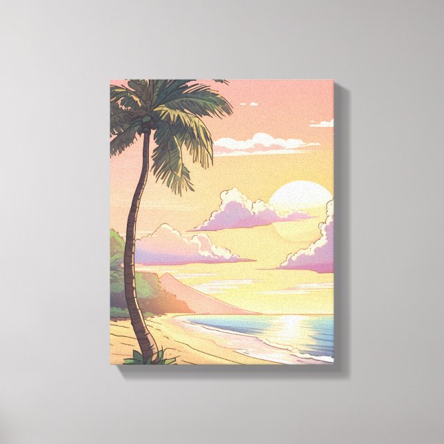 Arte de pared tropical - Traer el paraíso a casa (Anverso)