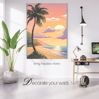 Arte de pared tropical - Traer el paraíso a casa
