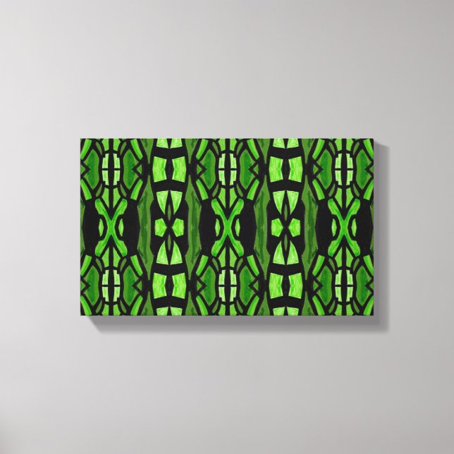 Arte de pared verde y negro (Anverso)