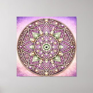 Arte de pared vibrante de Mandala – Sacrificio geo