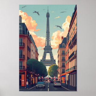 Arte de París para Pared en Impresión