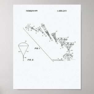 Arte de patentes de Parachute 1974 - Libro Blanco