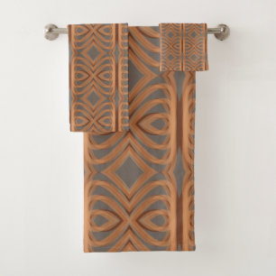 Arte de patrón abstracto de cinta tribal tono tier