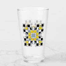 Arte de patrón de colcha geométrica moderna