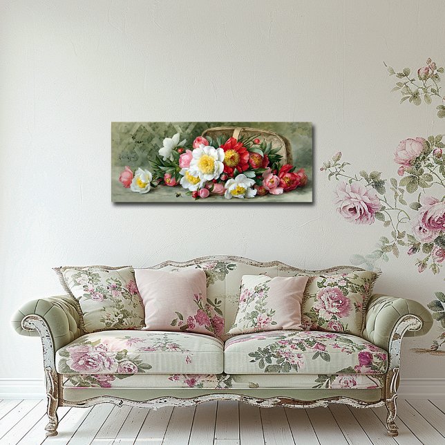 Arte de Paul-De-Longpre, hermosos Rosas y peonies (Subido por el creador)