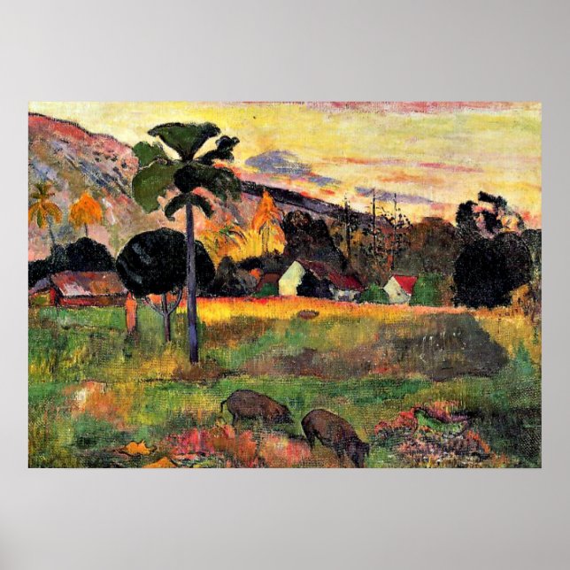 Arte de Paul Gauguin: Ven aquí, pintura de Gauguin (Frente)