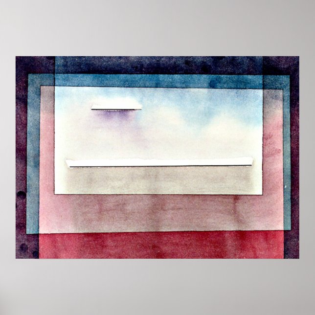 Arte de Paul Klee: Descanso, pintura de Paul Klee (Frente)