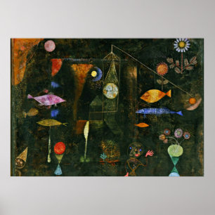 Arte de Paul Klee: Fish Magic, famoso cuadro de Kl