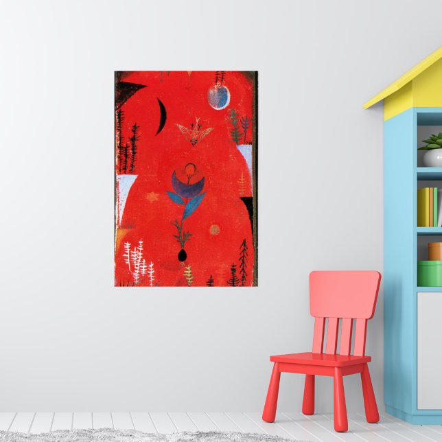 Arte de Paul Klee - Mito de las flores. (Guardería 1)