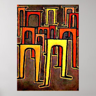 Arte de Paul Klee - Revolución del viaducto-1937