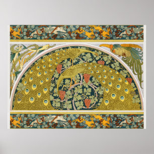 Arte de Pavón y Parra en Estilo William Morris Orn