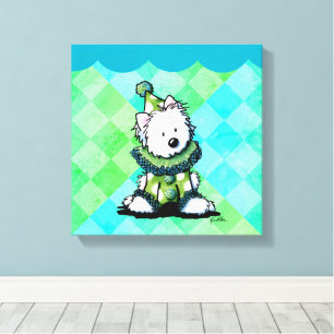 Arte de payaso de circo Westie