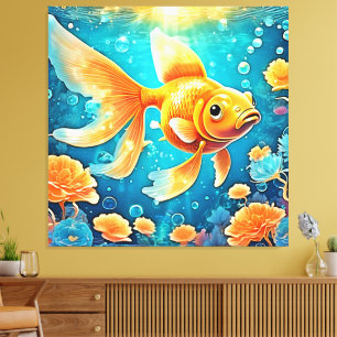 Arte de peces de colores subacuáticos