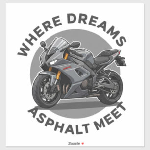 Arte de pegatina de motocicleta de dos ruedas