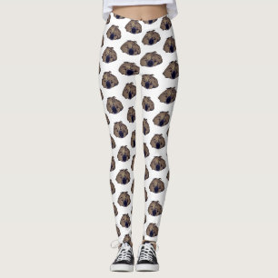 Arte de perezoso, Leggings de cabeza de perezoso d