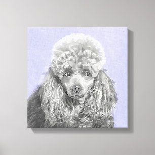 Arte de perro azul grisáceo de juguete en miniatur